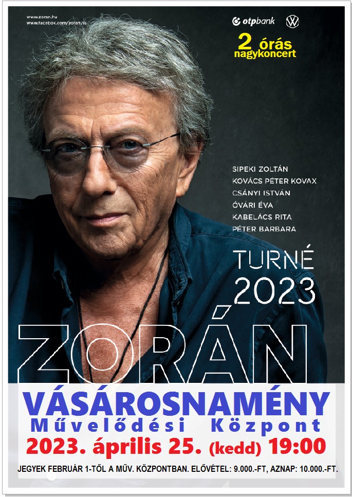 Zorán élő nagykoncert